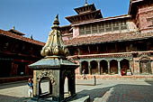 Patan Durbar Square - the Royal Palace, Mul Chowk with in the centre the small Bidya temple.