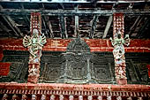 Patan Durbar Square - the Royal Palace, Mul Chowk. Detail of the roof struts. 