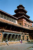 Patan Durbar Square - the Royal Palace, Mul Chowk with the octagonal Taleju temple. 