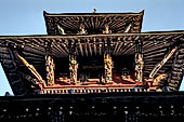 Patan - South of Durbar Square, the temple of Rato Machhendra Nath.