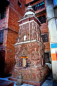 Patan - Mahabouddha temple, the small shrine built with the leftover tiles from the original temple.