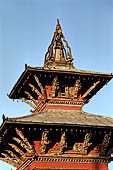 Patan - South of Durbar Square, the temple of Rato Machhendra Nath.