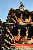 Patan - South of Durbar Square, the temple of Rato Machhendra Nath.