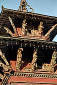 Patan - South of Durbar Square, the temple of Rato Machhendra Nath.