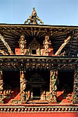 Patan - South of Durbar Square, the temple of Rato Machhendra Nath.