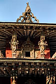 Patan - South of Durbar Square, the temple of Rato Machhendra Nath.