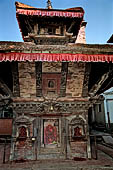 Patan - North of Durbar Square, Uma Maheshwar temple. 