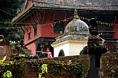 The religious buildings of the pool area surrounding the Sekh Narayan temple.