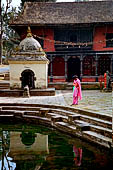 Pools surrounding the Sekh Narayan temple.