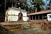 The religious buildings of the pool area surrounding the Sekh Narayan temple.