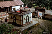 The religious buildings of the pool area surrounding the Sekh Narayan temple.