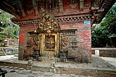 Sankhu - Vajra Jogini.  Main entrance of the two-tiered pagoda temple dedicated to Ugratara.