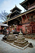 Sankhu - Vajra Jogini, caitya of the temple courtyard.