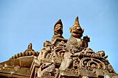 Orissa - Bhubaneshwar, Ananta Vasudeva temple, bho motifs decorating the jagamohana roof.