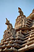 Orissa - Bhubaneshwar, Ananta Vasudeva temple, bho motifs decorating the jagamohana roof