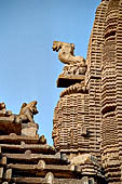 Orissa - Bhubaneshwar, Ananta Vasudeva temple, bho motifs od the deul.