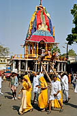 Orissa - Bhubaneswar, the chariot used during the yatra festivals, nearby Lingaraja.