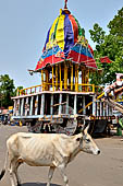 Orissa - Bhubaneswar, the chariot used during the yatra festivals, nearby Lingaraja.