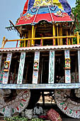 Orissa - Bhubaneswar, the chariot used during the yatra festivals, nearby Lingaraja.