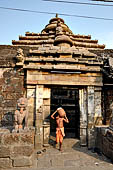 Orissa - Bhubaneswar, the entrance of Ananta Vasudeva temple near the Bindu Sagar.