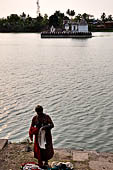 Orissa - Bhubaneswar, Bindu Sagar the large devotional tank.