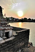 Orissa - Bhubaneswar, Bindu Sagar the large devotional tank.