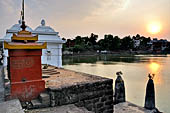 Orissa - Bhubaneswar, Bindu Sagar the large devotional tank.