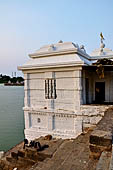 Orissa - Bhubaneswar. One of the many temples built near the Bindu Sagar.