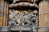 Orissa - Bhubaneswar, old decorative motifs we noticed near the Lingaraja deul.