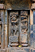 Orissa - Bhubaneswar, old decorative motifs we noticed near the Lingaraja deul.