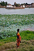 Orissa - Bhubaneswar, Bindu Sagar the large devotional tank.