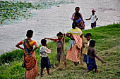 Orissa - Bhubaneswar, Bindu Sagar the large devotional tank.