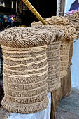 Orissa - Bhubaneswar, pilgrims, mendicants and colourful stalls near Lingaraja.