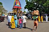 Orissa - Bhubaneswar, the chariot used during the yatra festivals, nearby Lingaraja.