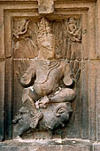 Orissa - Bhubaneswar, Brahmesvara temple. Image of dikpalas guardian of the eight directions.