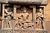 Orissa - Bhubaneswar, Brahmesvara temple. Image of Nirriti the Dikpala (guardian) of the south-west direction.