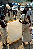 Orissa Rayagada district - people of the Dongria Kondh tribe at the Chatikona market.