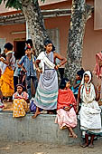 Orissa Rayagada district - people of the Dongria Kondh tribe at the Chatikona market.