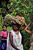 Orissa Rayagada district - people of the Dongria Kondh tribe at the Chatikona market.