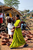 Orissa Rayagada district - in occasion of the Chatikona market tribal people gather from the nearby hills.