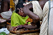 Orissa Rayagada district - people of the Dongria Kondh tribe at the Chatikona market.