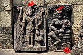 Orissa Rayagada district - Shiva temple. Images of Kartikeya and matrika with a baby. 