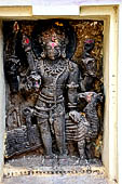 Orissa Rayagada district - Shiva temple. Image of Kartikeya. 