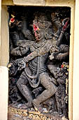 Orissa Rayagada district - Shiva temple. Image of dancing Shiva. 