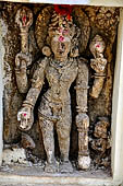 Orissa Rayagada district - Shiva temple. Image of Shiva. 