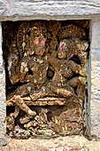 Orissa Rayagada district - Shiva temple. Image of UmaMaheswara. 