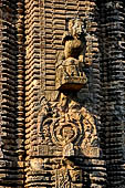 Orissa - Bhubaneswar, Chitrakarini Temple. Bho decorative motifs of the deul.