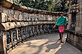 Hirapur - the Sixtyfour Yoginis Temple, view of the S-E corner, note the mandapa on the right of the picture. 