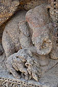 Orissa - Konarak - The Sun Temple, the hall of offerings (bhoga mandapa) also called nata-mandir (hall of dancers) because of the multitude of carvings of musicians and dancers 