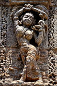 Orissa - Konarak - The Sun Temple, the hall of offerings (bhoga mandapa) also called nata-mandir (hall of dancers) because of the multitude of carvings of musicians and dancers 